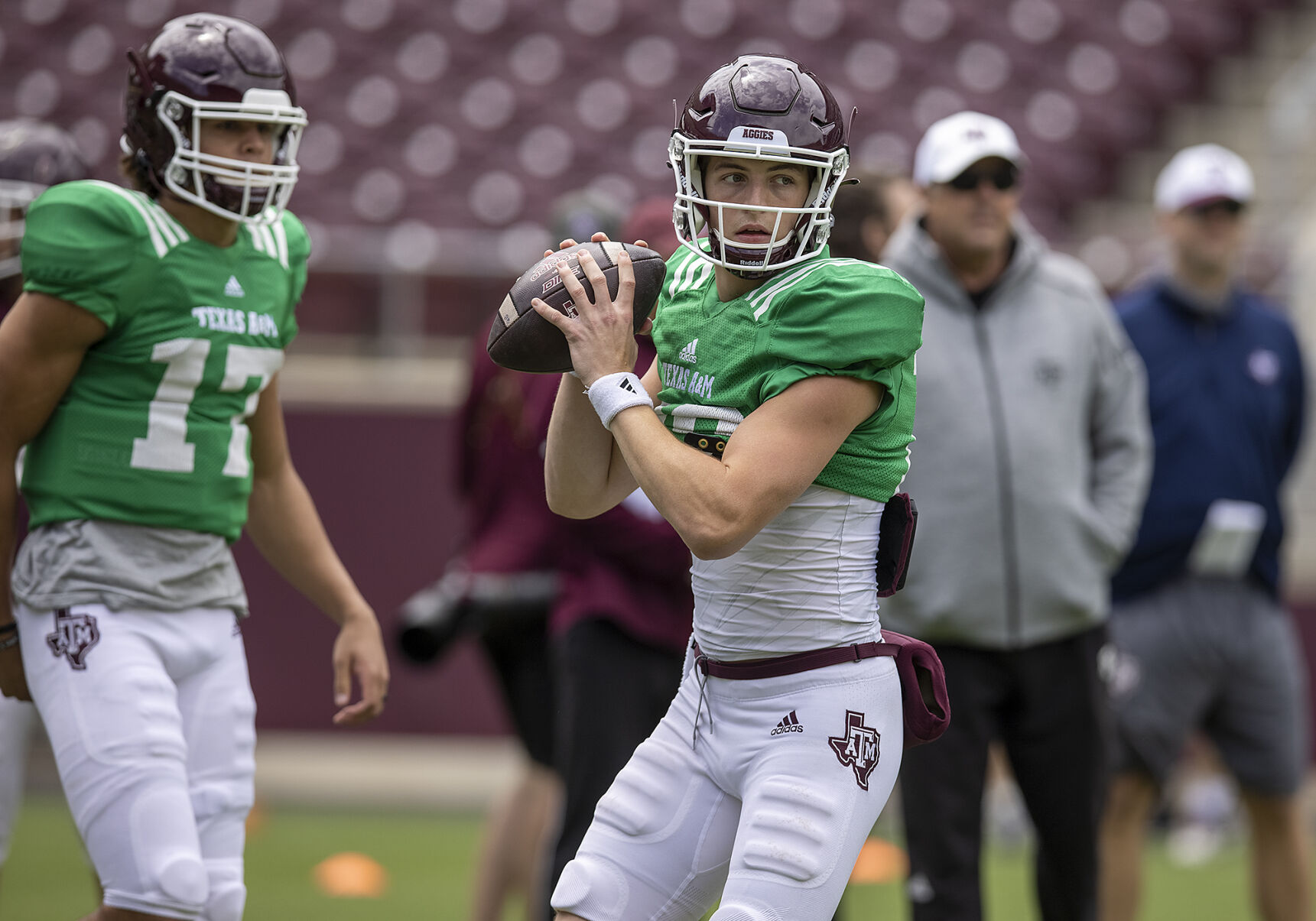 Spring football practice